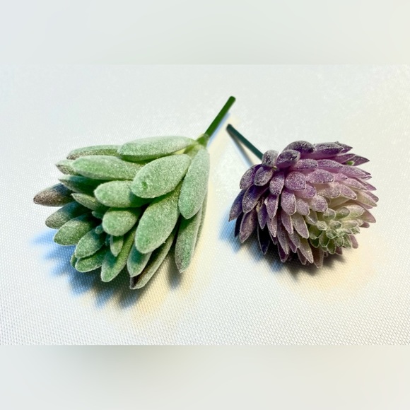 Artificial 20 Succulents Plants Fake Unpotted Decoration Realistic Faux - Picture 8 of 17